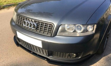 Тюнинговый диффузор переднего бампера Audi A4 B6 для S-Line бампера фото