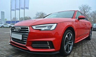 Накладка передняя под бампер Audi S4 / A4 S-line B9 вер. 2 фото