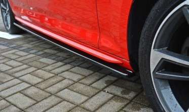 Тюнинг накладки под пороги Audi S4 / A4 B9 S-line / A4 B9 Competition фото