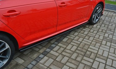 Тюнинг накладки под пороги Audi S4 / A4 B9 S-line / A4 B9 Competition фото