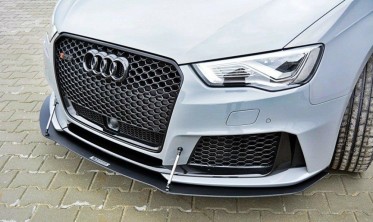 Диффузор Racing для переднего бампера Audi RS3 8V Sportback  фото