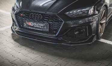 Дифузор під передній бампер + накладки Audi RS5 F5 рестайл фото