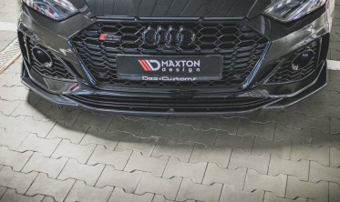 Дифузор під передній бампер + накладки Audi RS5 F5 рестайл фото