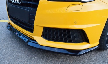 Тюнинговая накладка на передний бампер Audi S1 8X  фото