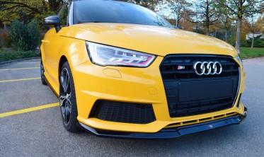 Тюнінгова накладка на передній бампер Audi S1 ​​8X фото