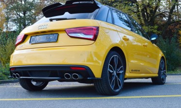Центральна накладка заднього бампера Audi S1 ​​8X фото
