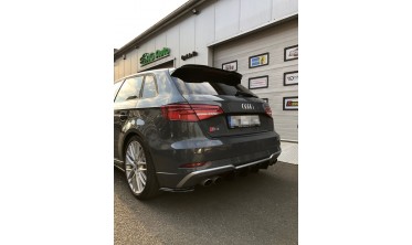 Бічні дифузори на задній бампер Audi S3 8V FL Sportback фото
