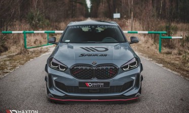 Комплект накладок на передний бампер (Canards) BMW 1 F40 M-pack / M135I фото