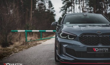 Комплект накладок на передний бампер (Canards) BMW 1 F40 M-pack / M135I фото