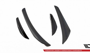 Комплект накладок на передний бампер (Canards) BMW 1 F40 M-pack / M135I фото