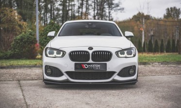 Racing дифузор переднього бампера BMW 1 F20 M-pack FL/M140I фото