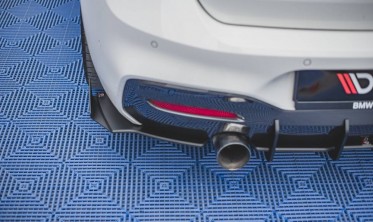 Бічні задні дифузори + накладки Racing durability BMW 1 F20 M140I фото