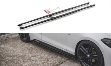Бічні дифузори Racing під пороги BMW 1 F20 M135I/M140I/M-pack фото