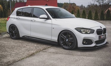 Боковые диффузоры Racing под пороги BMW 1 F20 M135I / M140I / M-pack фото