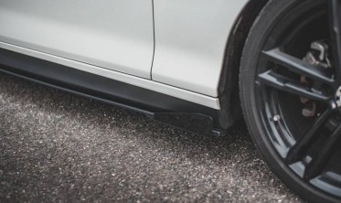 Бічні дифузори + накладки Racing під пороги BMW 1 F20 M135I/M140I/M-pack фото