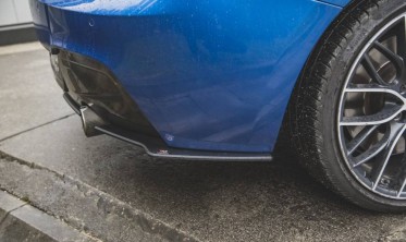 Боковые накладки на задний бампер Racing BMW M135I F20 фото