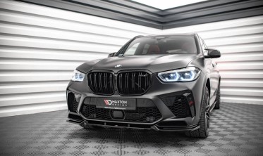 Накладка на передний бампер BMW X5M F95 фото