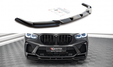 Тюнинговый диффузор на передний бампер BMW X5 M F95 фото