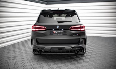 Центральная накладка на задний бампер Street pro BMW X5M F95 фото