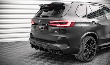 Боковые тюнинг накладки на задний бампер BMW X5M F95 фото