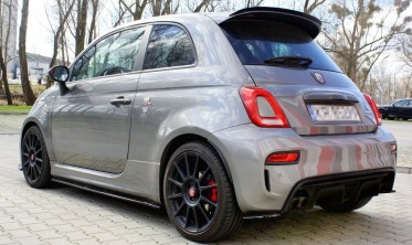 Боковые накладки заднего бампера Fiat 500 MK1 Abarth рестайл фото