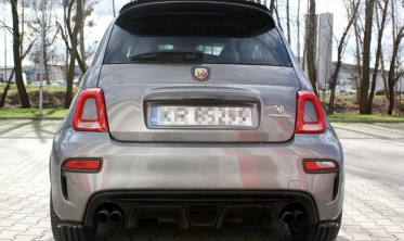 Боковые накладки заднего бампера Fiat 500 MK1 Abarth рестайл фото