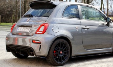 Боковые накладки заднего бампера Fiat 500 MK1 Abarth рестайл фото