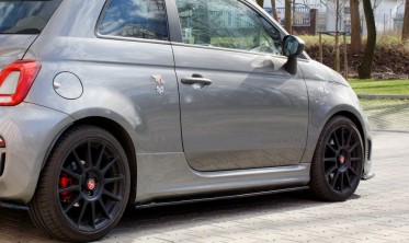 Тюнінгові дифузори на пороги Fiat 500 MK1 Abarth рестайл фото
