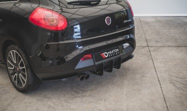 Центральная накладка на задний бампер Fiat Bravo MK2 Sport фото