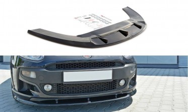 Тюнінговий дифузор під передній бампер Fiat Punto Evo Abarth фото