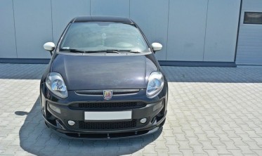 Тюнінговий дифузор під передній бампер Fiat Punto Evo Abarth фото