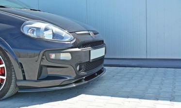 Тюнінговий дифузор під передній бампер Fiat Punto Evo Abarth фото