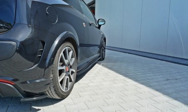 Тюнинговые накладки под пороги Fiat Punto Evo Abarth фото
