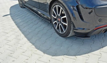 Тюнинговые накладки на бока заднего бампера Fiat Punto Evo Abarth фото