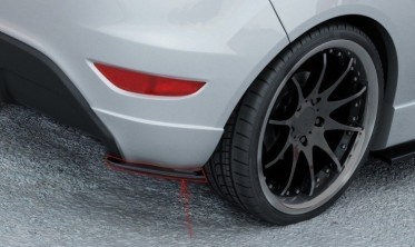 Накладки задние боковые Ford Fiesta MK7 дорестайл ST / ST-line фото