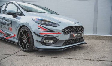 Racing Durability диффузор+ накладки переднего бампера Ford Fiesta MK8 ST / ST-line фото