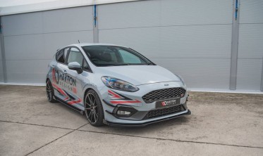Racing Durability диффузор+ накладки переднего бампера Ford Fiesta MK8 ST / ST-line фото