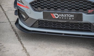 Racing Durability диффузор+ накладки переднего бампера Ford Fiesta MK8 ST / ST-line фото