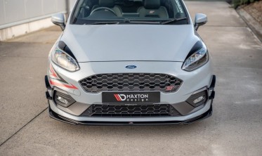 Передний диффузор бампера Ford Fiesta Mk8 ST / ST-Line вар.4 фото