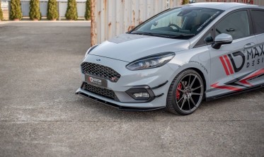 Тюнинг диффузор передний Ford Fiesta Mk8 версия ST / ST-Line вар.7 фото