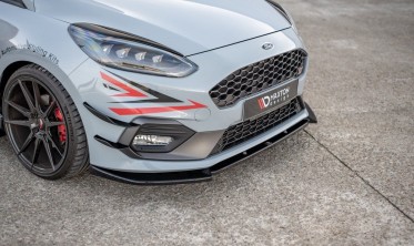 Тюнинг диффузор передний Ford Fiesta Mk8 версия ST / ST-Line вар.7 фото