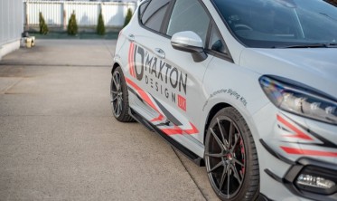 Боковые накладки на пороги Ford Fiesta Mk8 ST / ST-line вар. 4 фото