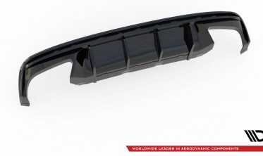 Диффузор на задний бампер Skoda Octavia 4 версия RS  фото