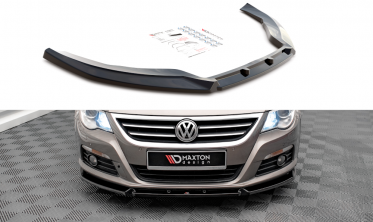 Тюнинговый диффузор переднего бампера VW Passat CC  фото