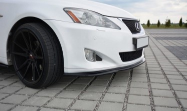 Диффузор переднего бампера Lexus IS Mk2 черный глянец фото