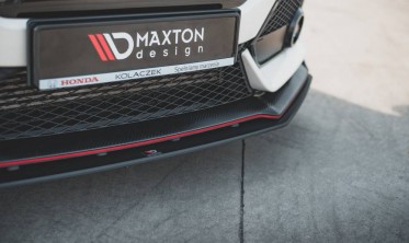 Racing диффузор переднего бампера Honda Civic X Type R фото
