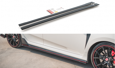 Листвы под пороги Racing Honda Civic X Type R фото