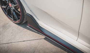 Накладки (лістви) під пороги Racing Honda Civic X Type R фото