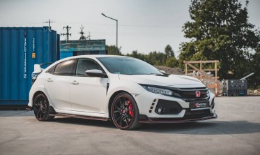 Накладки (лістви) під пороги Racing Honda Civic X Type R фото