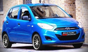 Дифузор переднього бампера Hyundai I10 MK1 рестайл фото